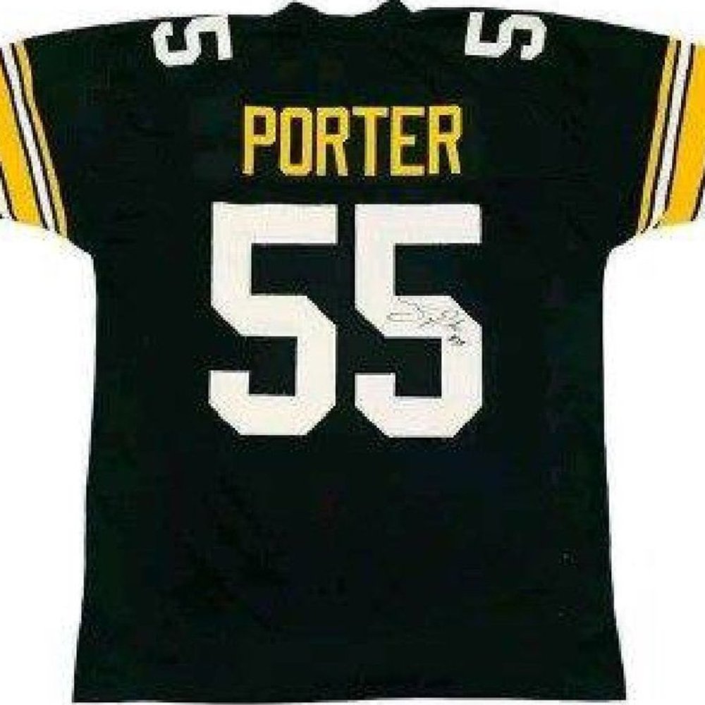 Pittsburgh Steelers LB Joey Porter Autographed XL Throwback Jersey with COA